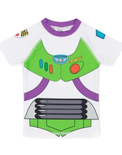 Disney Buzz Lightyear Boys Dress-Up Style 2 Piece Swim Set (12 Months-7 Years)