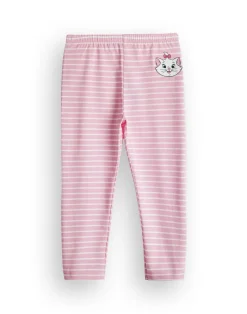 Disney Girls Pink Marie Long Sleeve Long Leg Pyjama Set (2 - 8 Years)