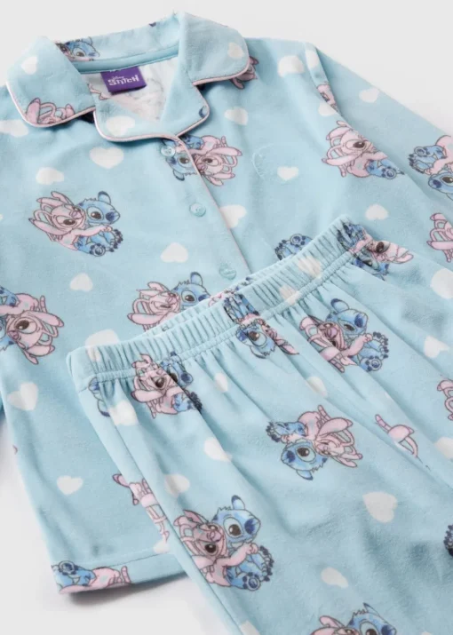 Disney Kids Blue Stitch & Angel Pyjamas (1-7yrs)