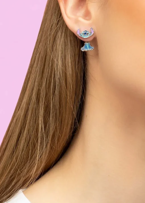 Disney Lilo & Stitch  Blue Costume Enamel Earrings