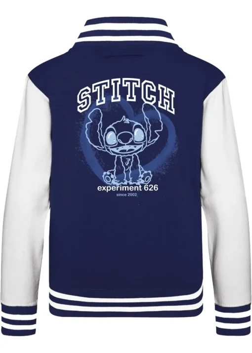 Disney Lilo & Stitch Cosmic Kids Navy Varsity Jacket (3-13 Years)