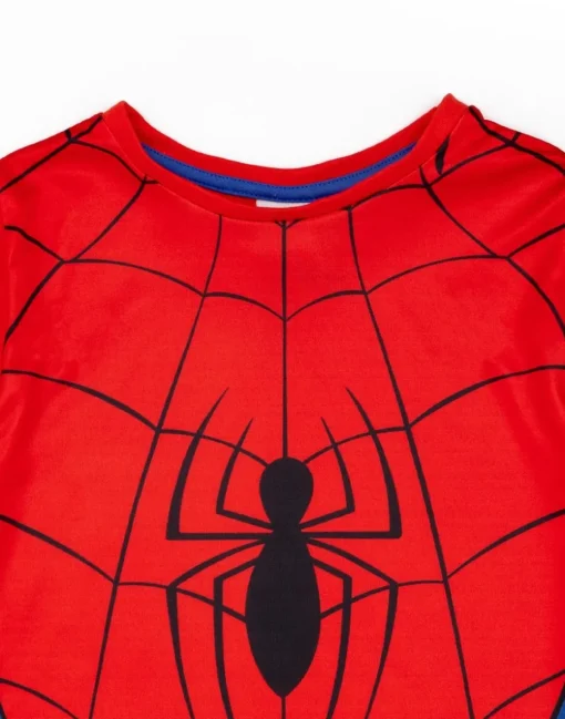 Disney Marvel Spiderman Kids Shortie Blue Pyjamas (2-8 Years)
