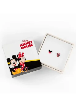 Disney Mickey and Minnie Mouse Enamel Filled Earrings
