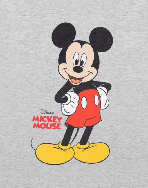 Disney Mickey Mouse Boys Grey T-Shirt (3-8 Years)
