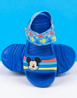 Disney Mickey Mouse Kids Blue Sandals (Younger 6-12 Older)