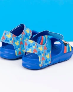 Disney Mickey Mouse Kids Blue Sandals (Younger 6-12 Older)