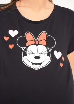 Disney Minnie Mouse Black Maternitiy Nightie