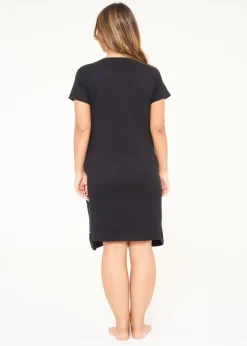 Disney Minnie Mouse Black Maternitiy Nightie