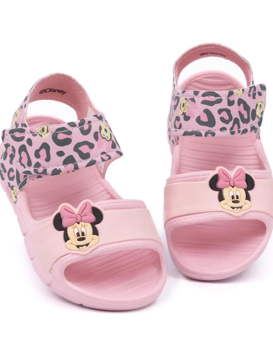 Disney Minnie Mouse Kids Pink Sandals (Younger 6-12 Older)