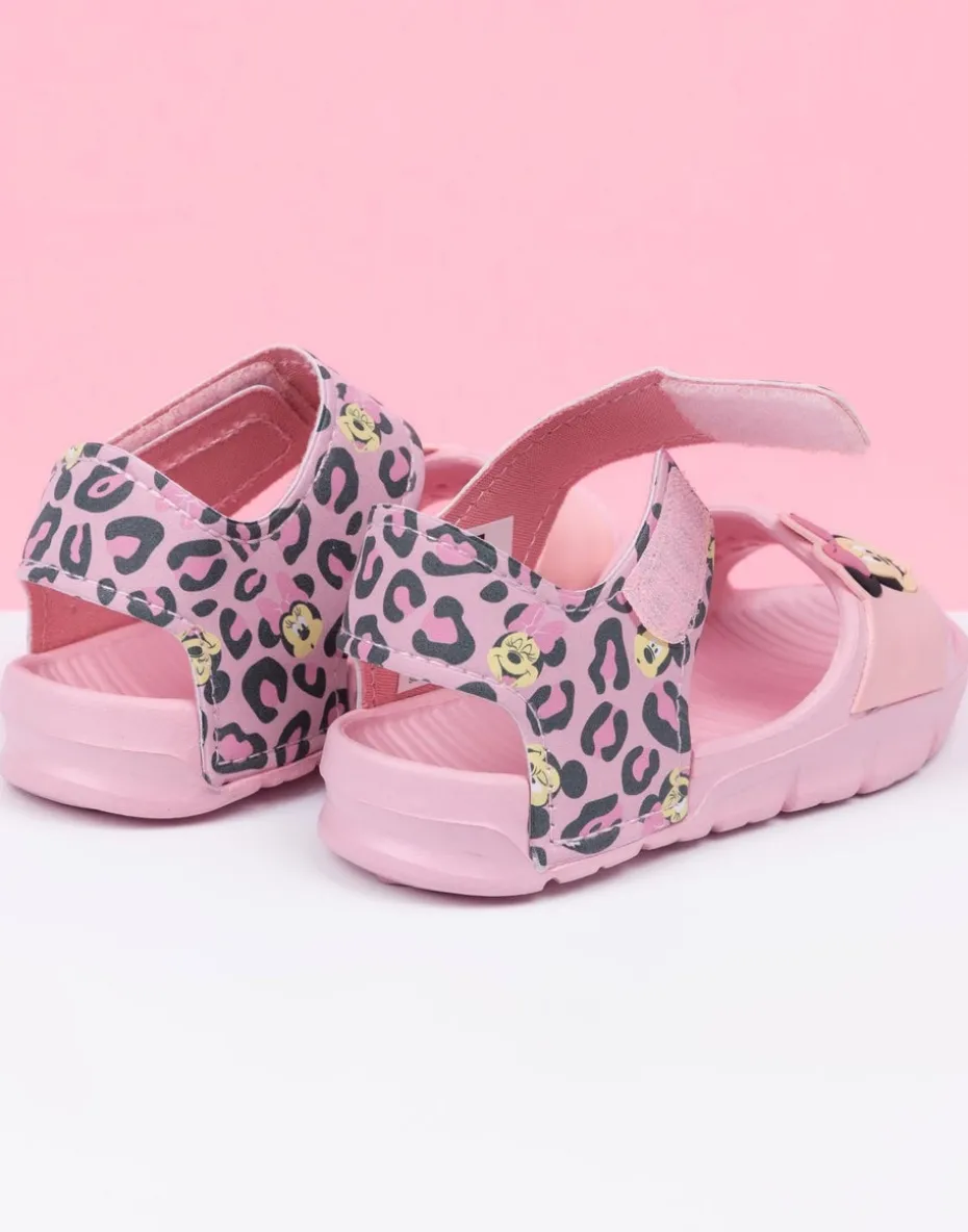 Disney Minnie Mouse Kids Pink Sandals (Younger 6-12 Older)