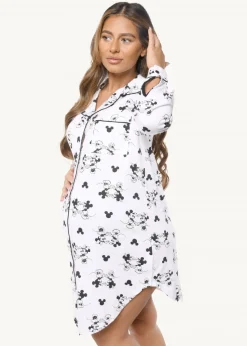 Disney Minnie Mouse White Maternity Shirt Nightie