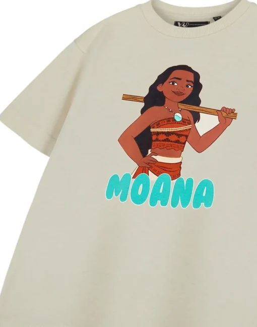 Disney Moana Beige T-Shirt (3-8 Years)
