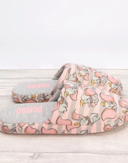 Disney Pink Dumbo Mule Slippers
