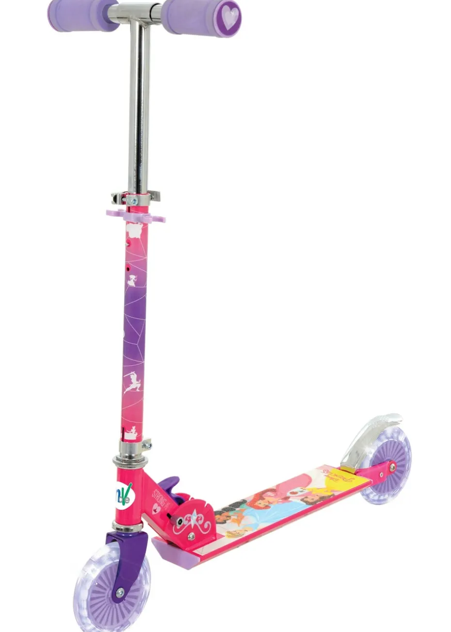 Disney Princess Folding Inline Scooter With Light Up Wheels