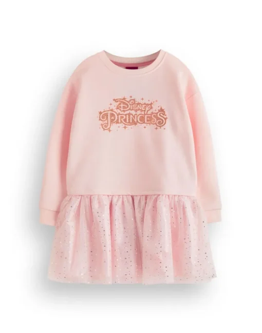 Disney Princess Kids Pink Sweater Dress (2-8 Years)