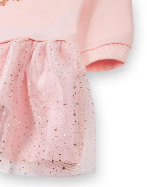 Disney Princess Kids Pink Sweater Dress (2-8 Years)