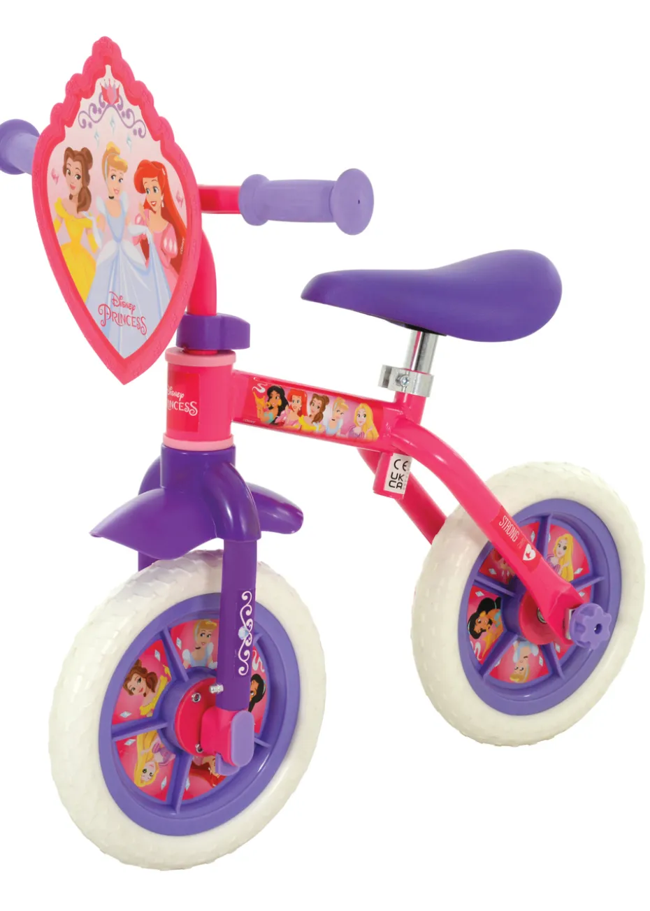 Disney Princess Multi Colour 2in1 Training Bike (10inch)