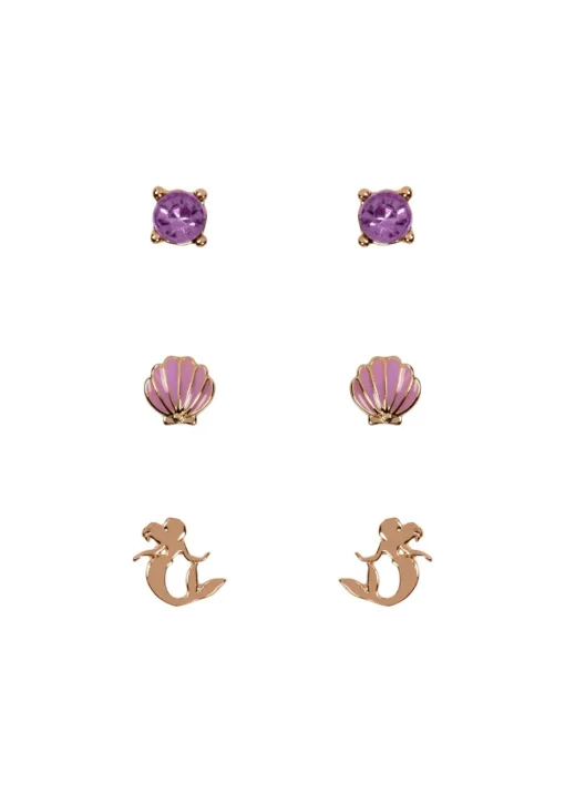 Disney Princess The Little Mermaid Trio Earring Set