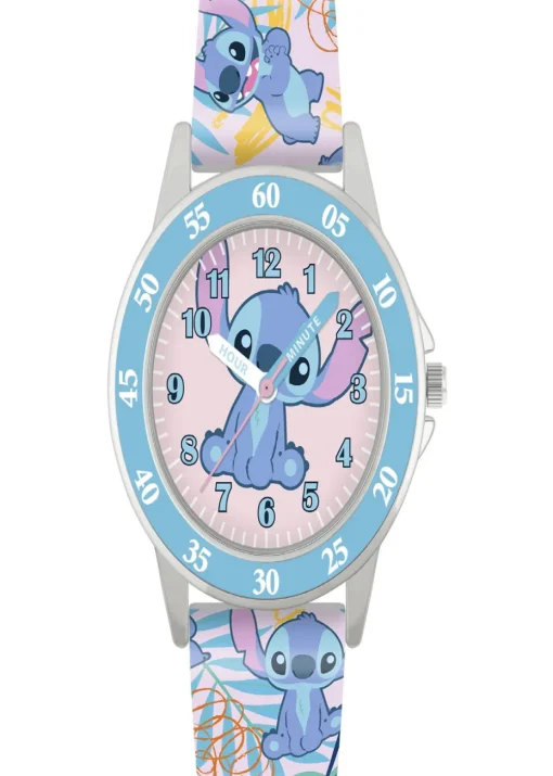 Disney Stitch Blue Stitch Time Teacher Watch