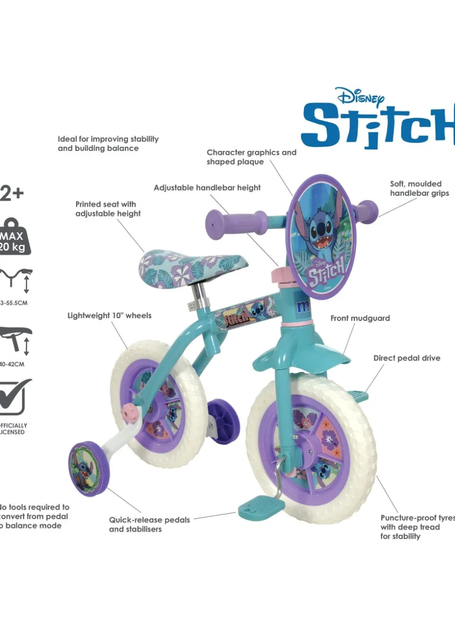 Disney Stitch 2in1 Training Bike (10")