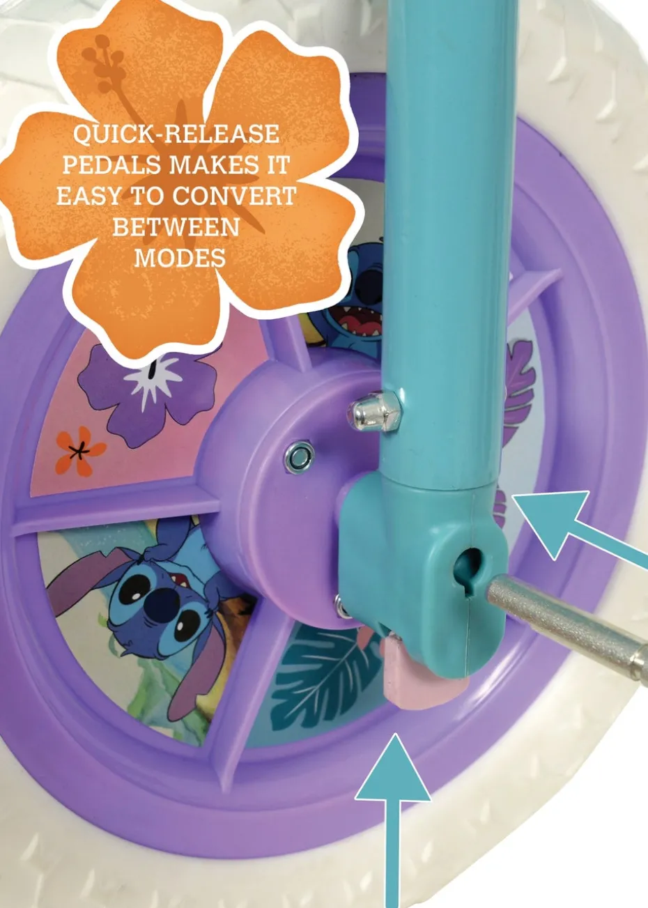 Disney Stitch 2in1 Training Bike (10")