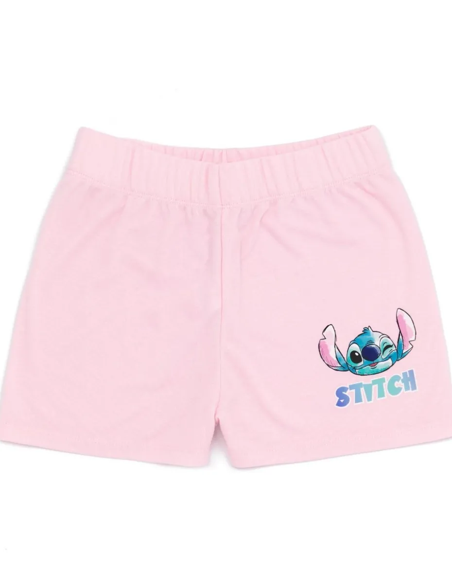 Disney Stitch Kids Multi Coloured Shortie Pyjamas 2 Pack (5-14 Years)