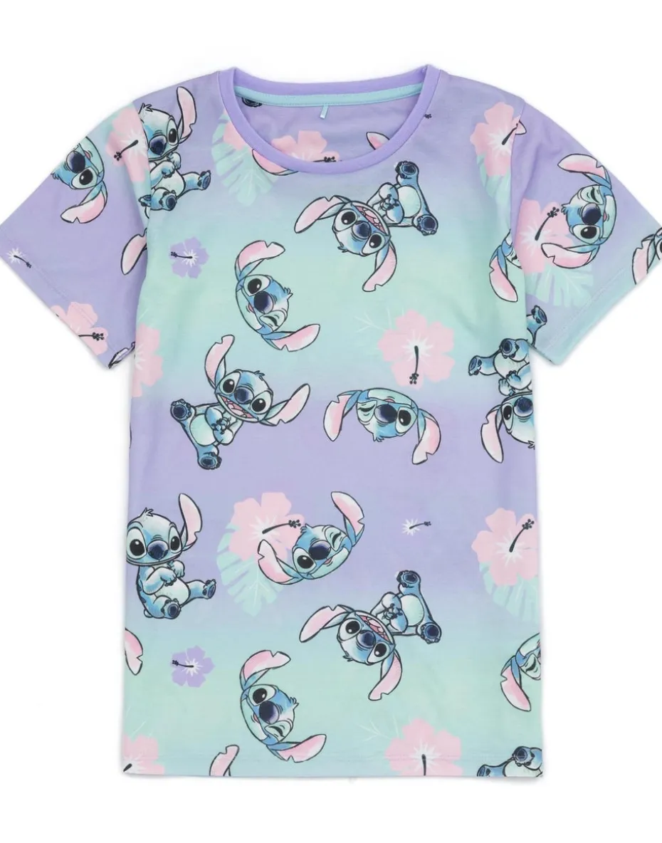 Disney Stitch Kids Multi Coloured Shortie Pyjamas 2 Pack (5-14 Years)