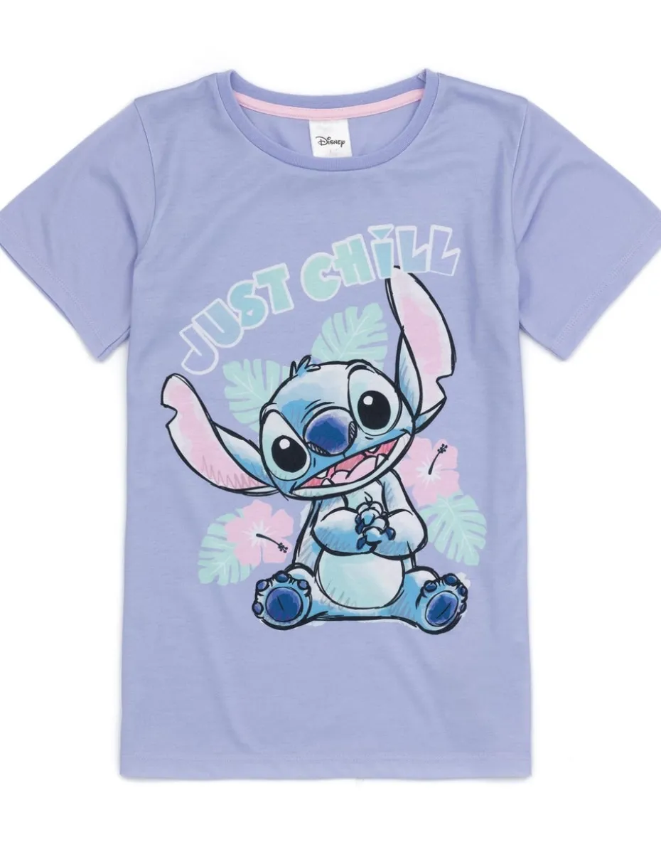 Disney Stitch Kids Multi Coloured Shortie Pyjamas 2 Pack (5-14 Years)