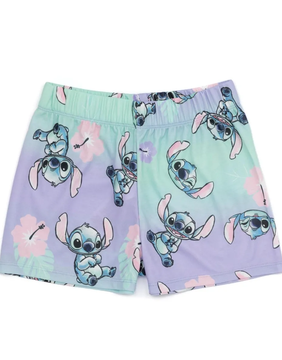 Disney Stitch Kids Multi Coloured Shortie Pyjamas 2 Pack (5-14 Years)