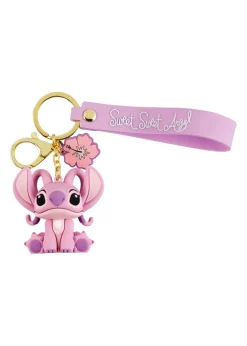Disney Stitch Pink Angel 3D Vinyl Keychain