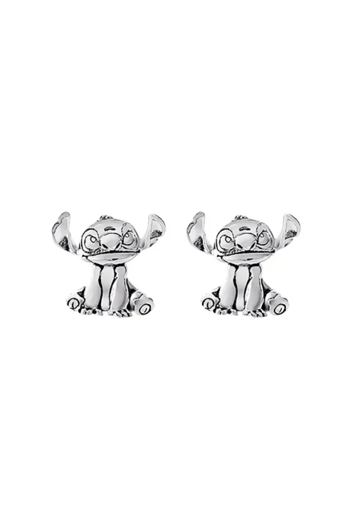 Disney Stitch Silver Plated Stitch Stud Earrings