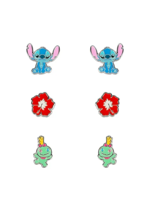 Disney Stitch Trio Earrings Set