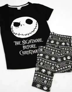 Disney The Nightmare Before Christmas Black Pyjama Set