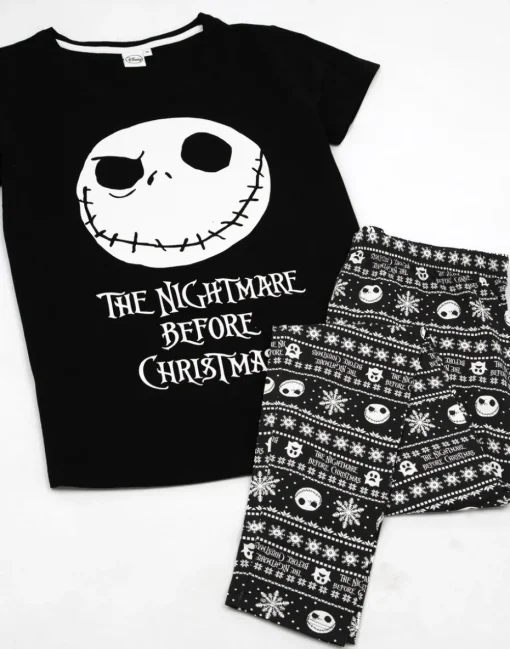 Disney The Nightmare Before Christmas Black Pyjama Set