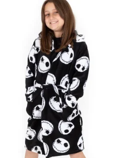 Disney The Nightmare Before Christmas Kids Black Bathrobe (2-14 Years)