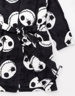 Disney The Nightmare Before Christmas Kids Black Bathrobe (2-14 Years)