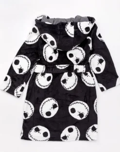 Disney The Nightmare Before Christmas Kids Black Bathrobe (2-14 Years)