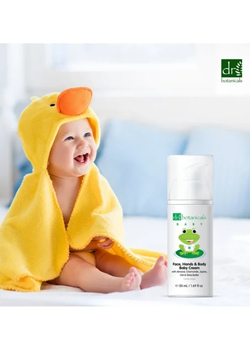 Dr Botanicals Baby Bubble Bath & Cream Kit