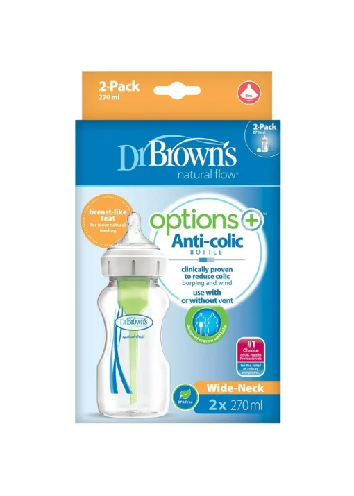 Dr Brown White Bottle FC 2 pcs (270 ML)