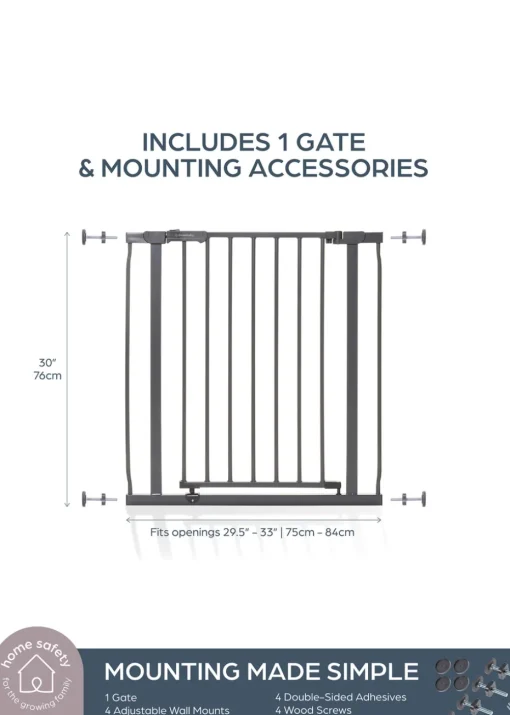 Dreambaby Grey Ava Safety Gate