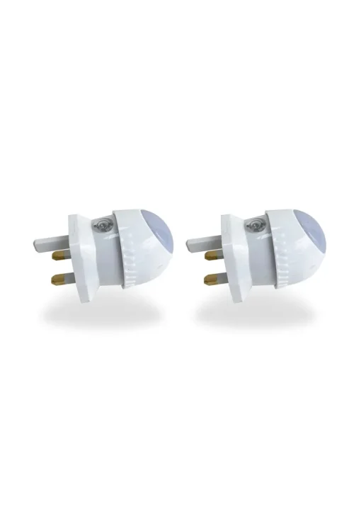 Dreambaby White Auto-Sensor Swivel Night Lights 2 pack
