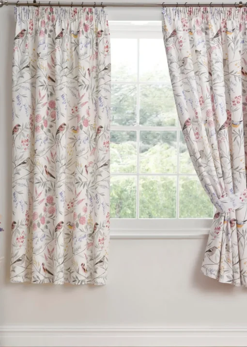 Dreams & Drapes Caraway Pink Pencil Pleat Curtains