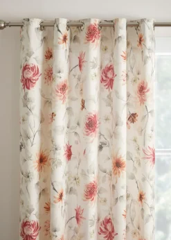 Dreams & Drapes Curtains Nadia Red Eyelet Curtains