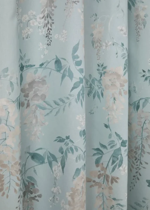 Dreams & Drapes Curtains Wisteria Blue Eyelet Curtains