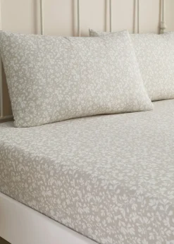 Dreams & Drapes Decorative Tess Natural Fitted Bed Sheet Set