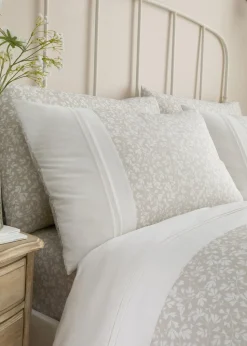 Dreams & Drapes Decorative Tess Natural Duvet Cover Set