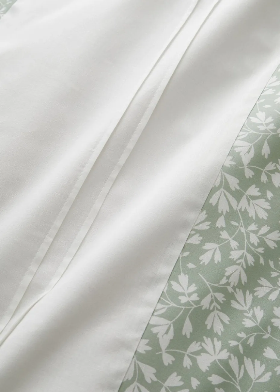 Dreams & Drapes Decorative Tess Green Duvet Cover Set