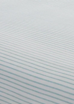 Dreams & Drapes Decorative Finlay Stripe Blue Fitted Bed Sheet Set