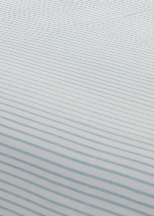 Dreams & Drapes Decorative Finlay Stripe Blue Fitted Bed Sheet Set