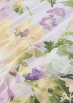 Dreams & Drapes Design Flourette Reversible Lilac Duvet Cover Set
